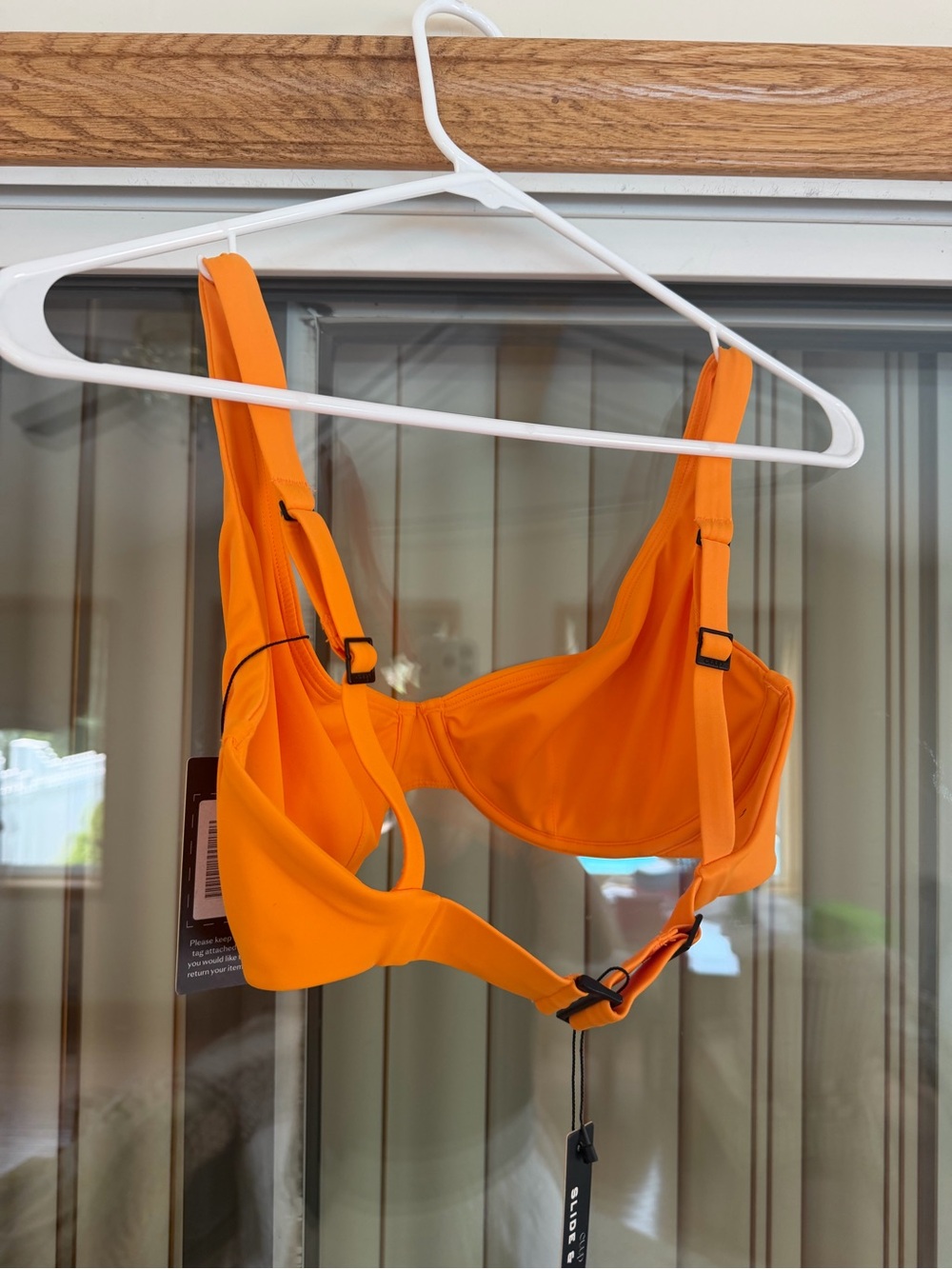 CUUP Bright Orange The Scoop Underwire Bikini Top - Picture 5 of 7